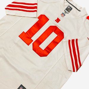 Eli Manning #10 NY Giants NFL Jersey - Men's 2XL V-Neck, Nike, Retired Player